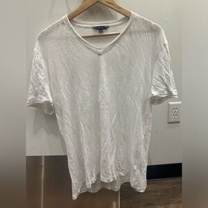 John Varvatos Slim Fit Slub Jersey V-Neck T-Shirt